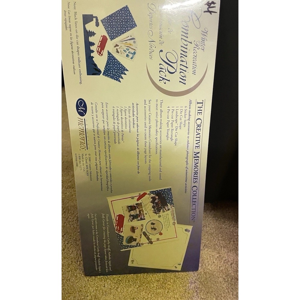 Creative Memories Winter Recreation Combination Pack 2000 Vintage